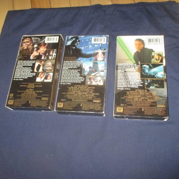 Star Wars Trilogy VHS Triple Pack Three Movie Boxset from 1997 - Picture 8 of 10